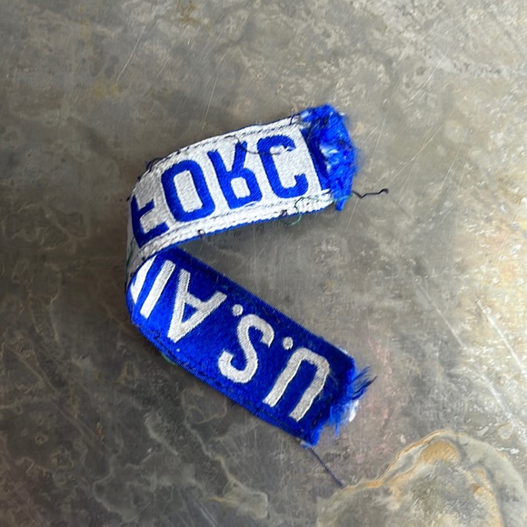 U.S. AIR FORCE blue tape patch, vintage - Picture 6 of 12